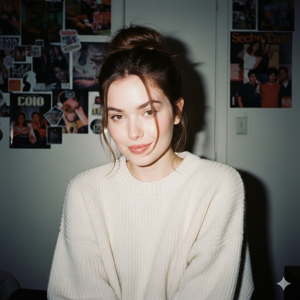 create a portrait of a beautiful young woman with porcelain-white skin,captur...