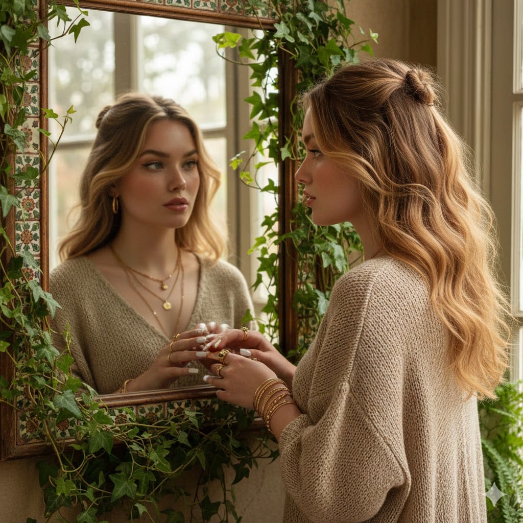 Create a hyper-realistic waist-up portrait using the attached photo. Don't ch...