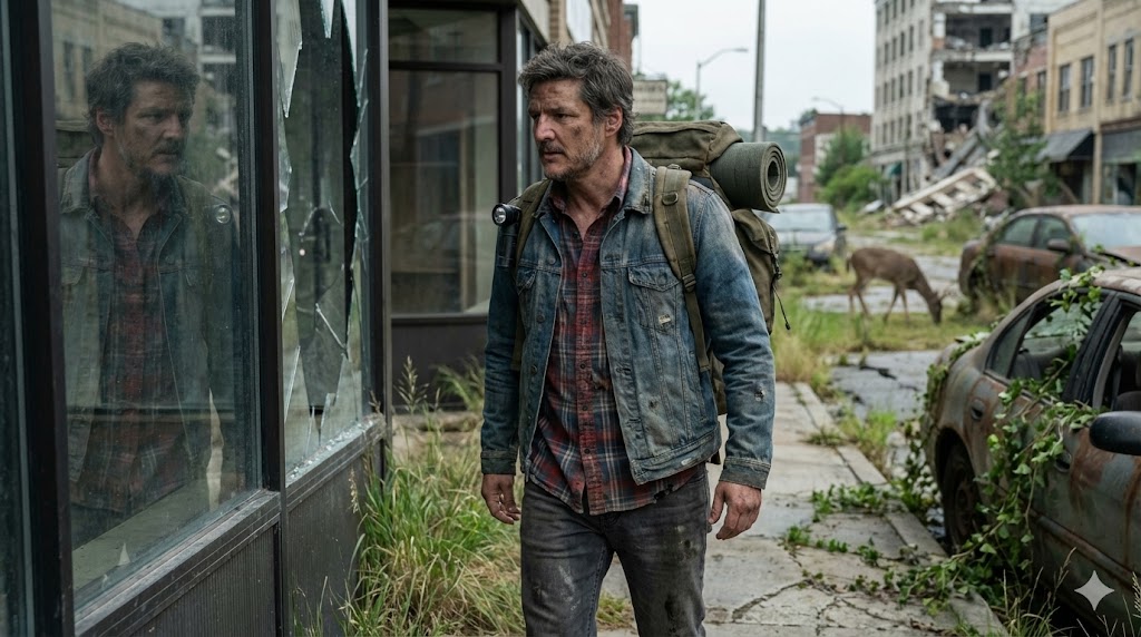 {"subject":{"description":"A rugged male survivor walking through an overgrow...