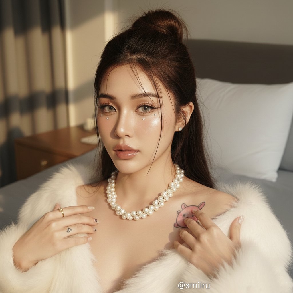 {"prompt":"Edit this photo without changing the face a beautiful woman with f...