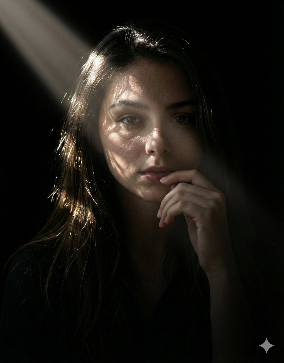 {"prompt":"Hyperrealistic portrait of a young woman (female character) agains...