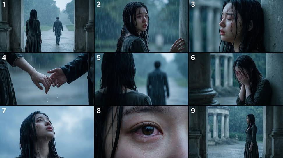 Cinematic Storyboard Rain