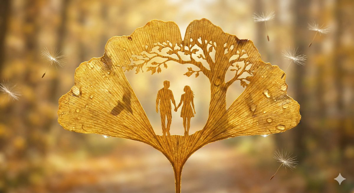 Inspired by leaf-cutout art