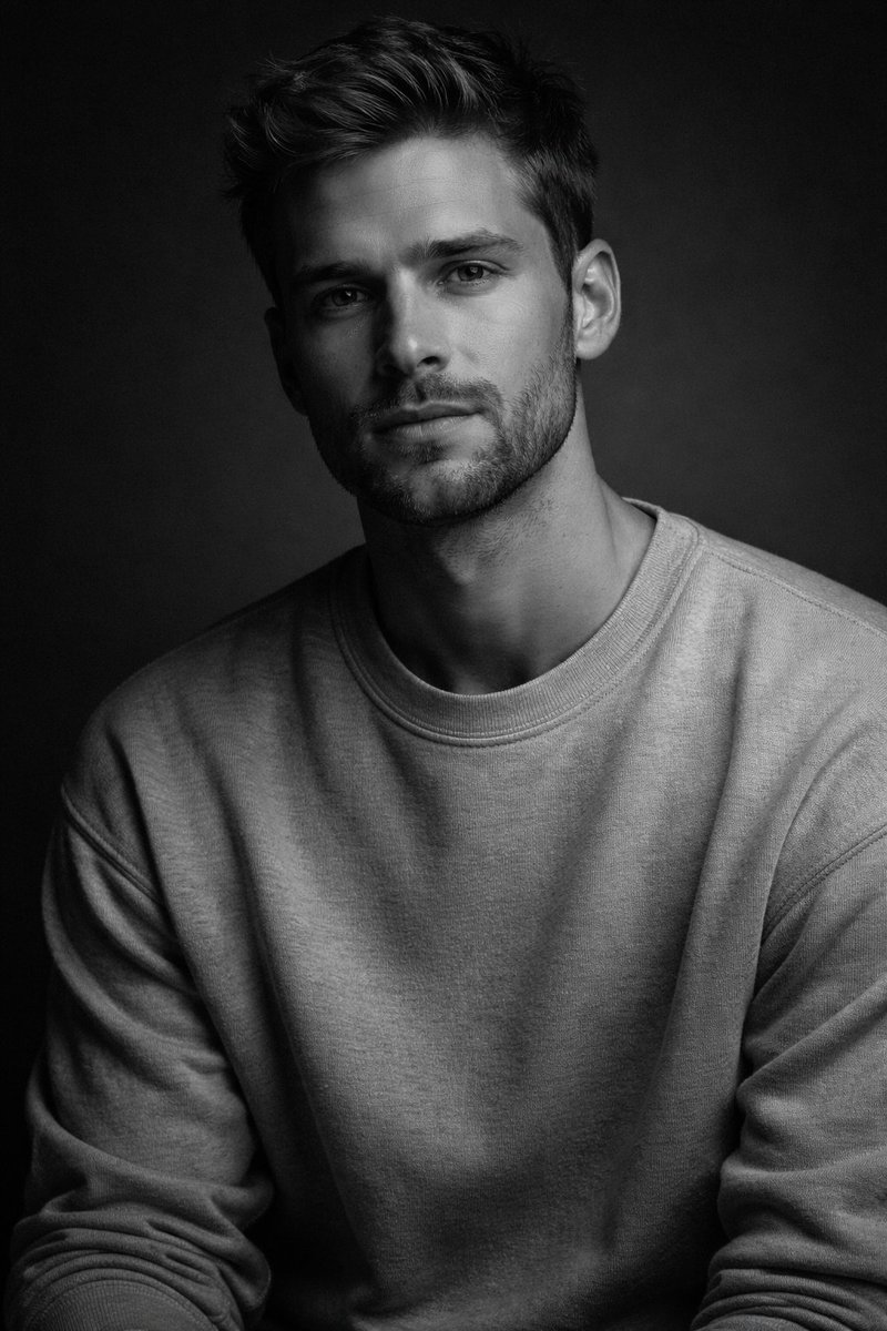 Monochrome Studio Portrait