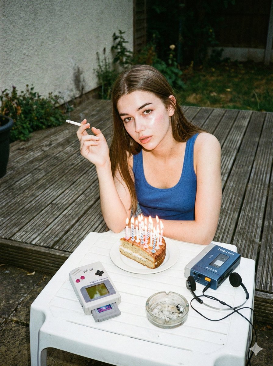 Retro Birthday Photo