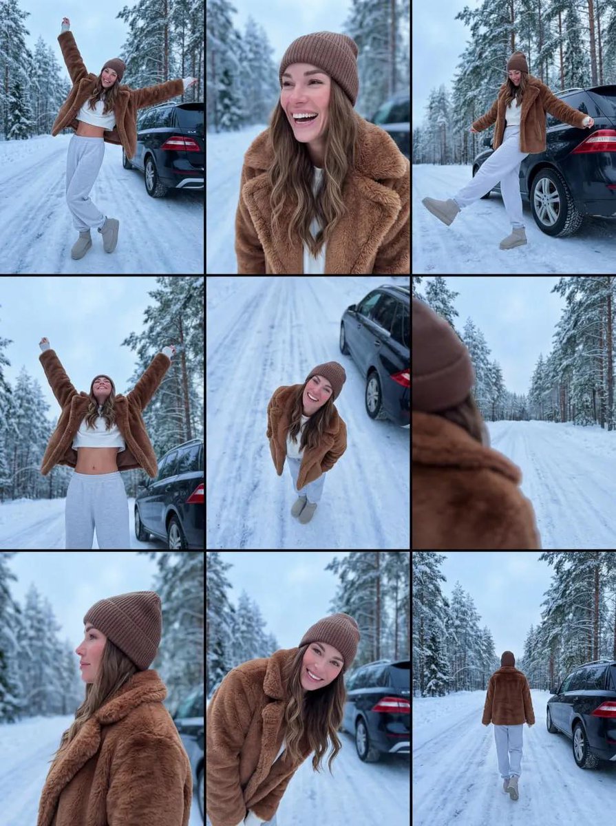 Winter Forest Collage