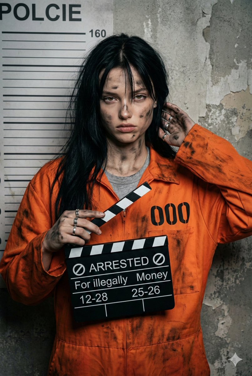Prisoner Mugshot Portrait