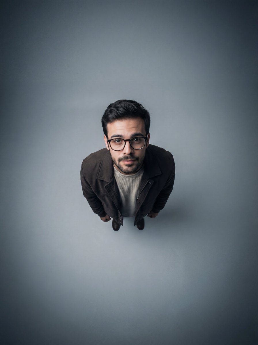 Minimalist Overhead Portrait