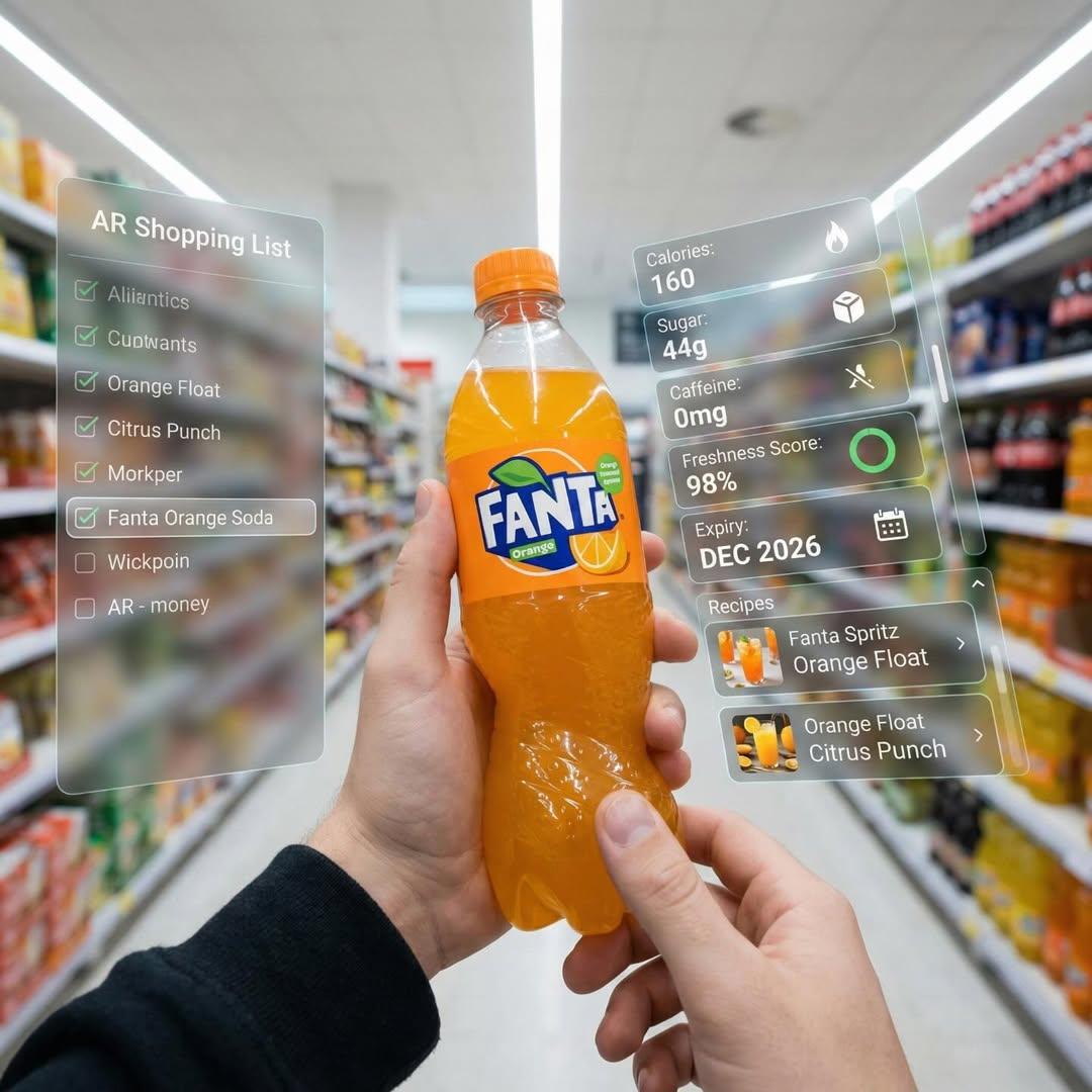 AR Supermarket Display