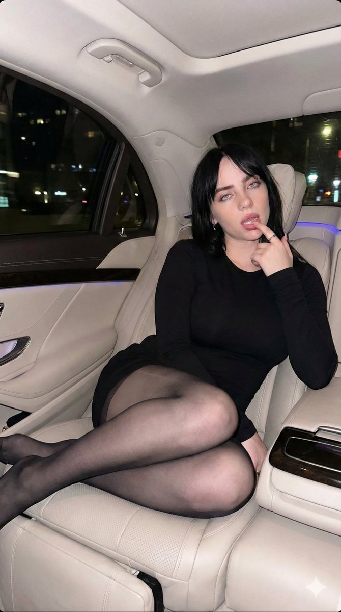 Sultry Woman in Car